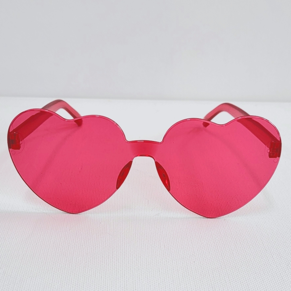 NIB 12 Pairs Heart-Shaped Hot Pink Party Favor Sunglasses Swiftie Inspired